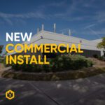 Fortress Screens commercial hurricane and security screen installation on a medical facility in Central Florida