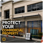 Commercial Building that is closed for business due to the installation of impact windows.