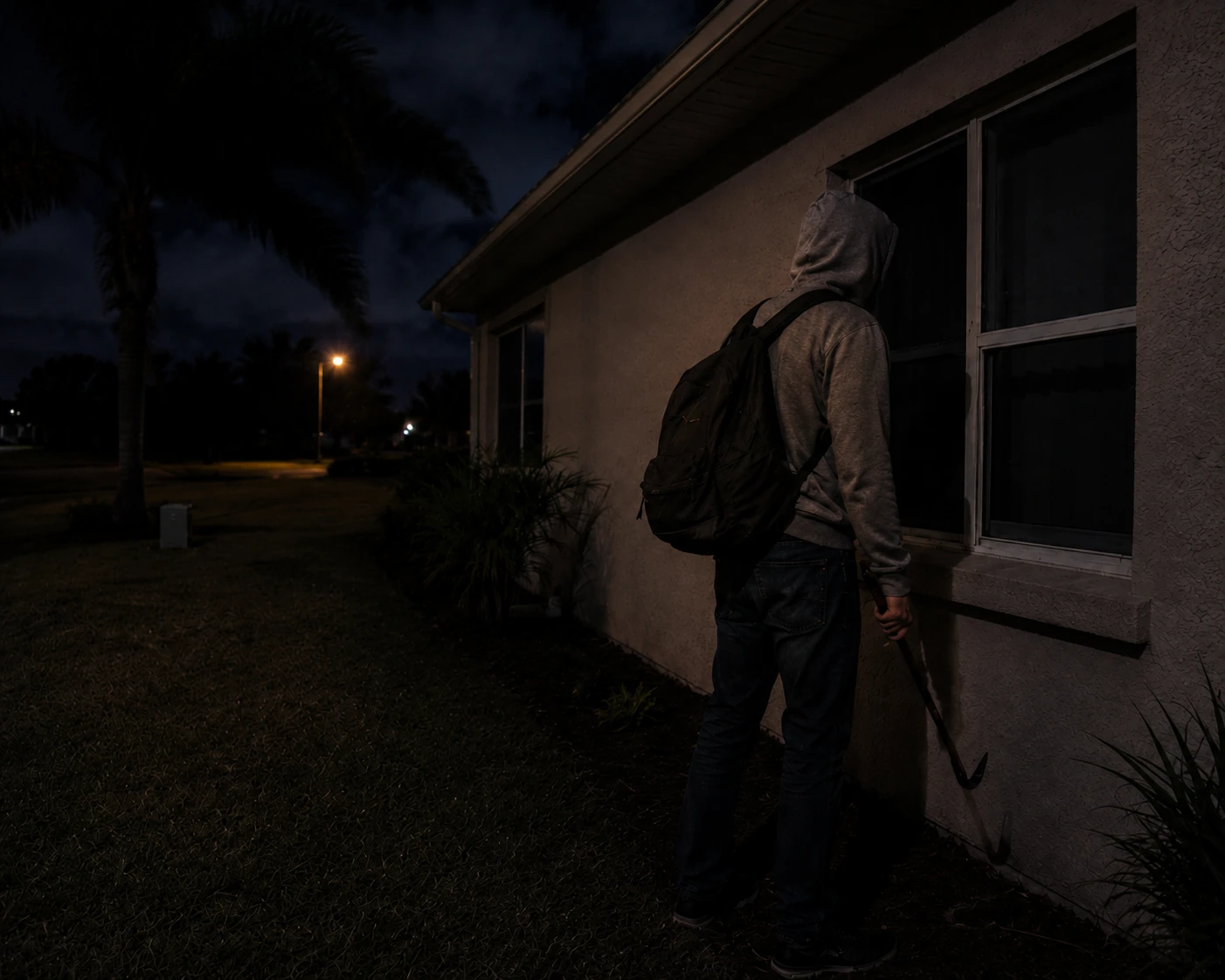 Home Window Break-In Risk at Night